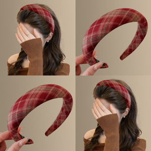 被狂问的发箍!秋冬复古发箍气质压发发卡百搭高颅顶头箍头巾遮耳