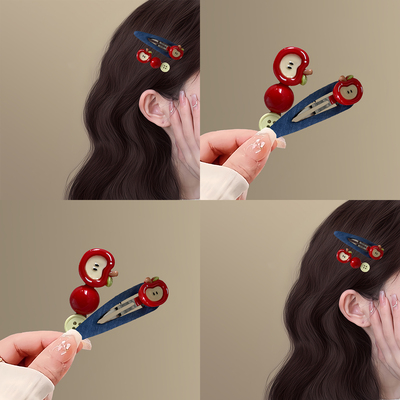 多巴胺苹果系列发夹刘海夹发卡