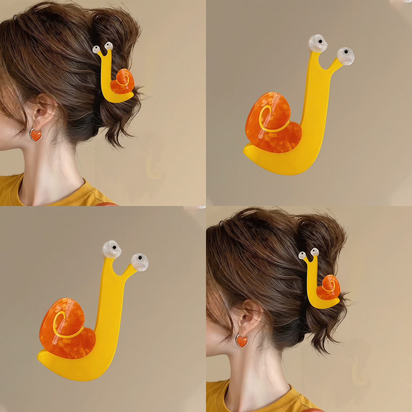 救命！这个蜗牛抓夹也太萌啦！