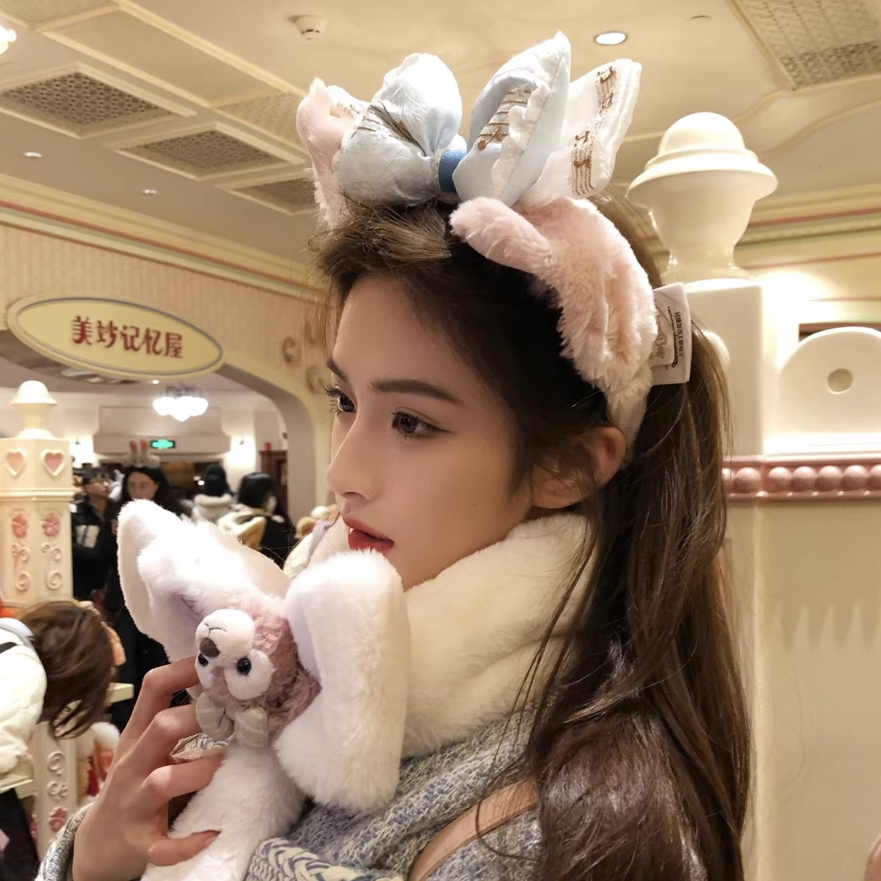 迪士尼发箍玲娜贝儿星梦旋律头箍甜妹高颅顶游乐园拍照旅行发卡