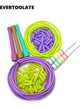 DIY跳绳材料散珠节手柄+3mm+4.5mm绳芯+8.5mm硬珠零卖手胶布