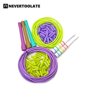 DIY跳绳材料散珠节手柄+3mm+4.5mm绳芯+8.5mm硬珠零卖手胶布