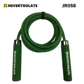 NEVERTOOLATE不晚家绿宝耐寒轴承加粗10mm负重力跳绳四季 通用耐磨