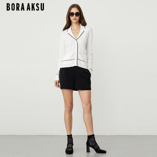 BORAAKSU2026夏季新款小众设计优雅经典显瘦百搭短裤女B1BD58260