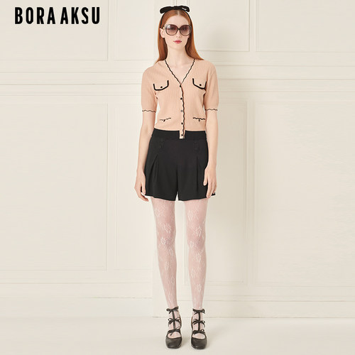 BORAAKSU宽松褶裥短裤B