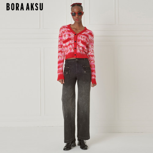 BORAAKSU马海毛混纺针织开衫
