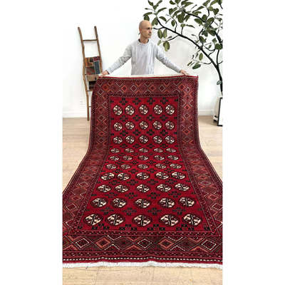 WOVENTALES天织中东进口手工羊毛波斯Turkmen地毯294x165