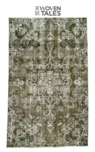 WOVENTALES天织中东进口羊毛手工VINTAGE做旧现代地毯275x165