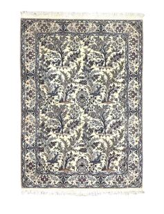 收藏WOVENTALES天织中东进口羊毛加丝手工波斯Naine地毯141x101