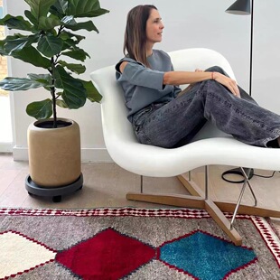 WOVENTALES天织中东进口手工羊毛Qashqai波斯地毯180x90cm