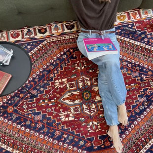 WOVENTALES天织中东进口手工羊毛Qashqai民族地毯283x183
