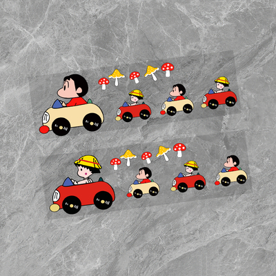 卡通动漫个性创意车贴