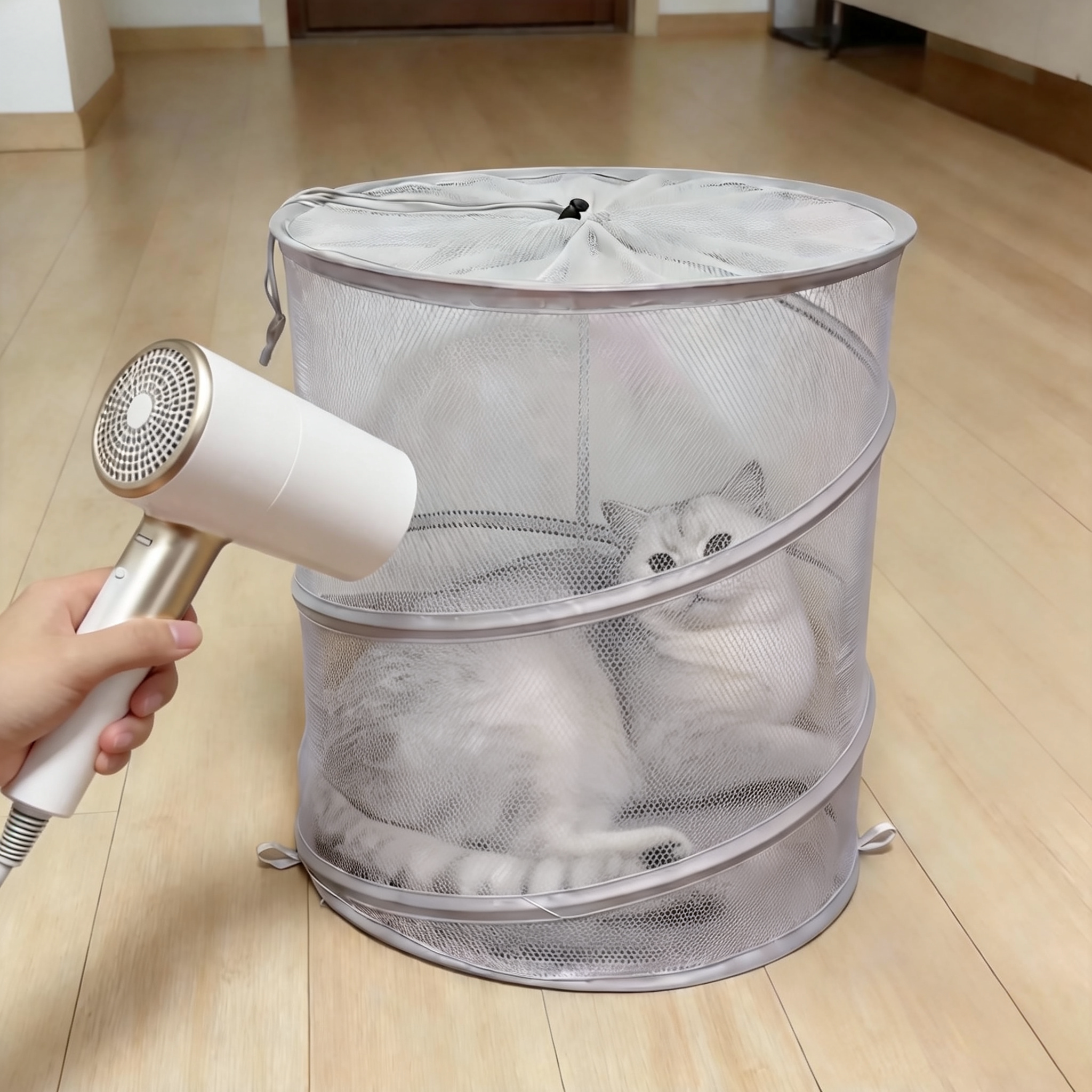 宠物烘干箱平替家用猫咪烘干机洗澡专用可折叠宠物吹毛神器防抓咬