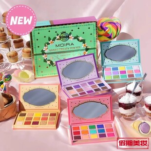 清仓  现货正品MOIRA甜点甜品系列moria马卡龙15色眼影盘1.7g*15