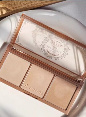 immeme修容三色修容盘咖啡巧克力色立体阴影自然修饰修容