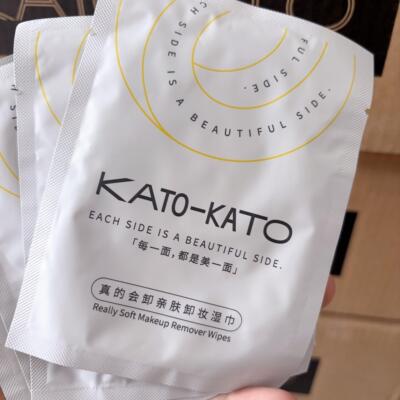 kato卸妆湿巾一次性专用卸妆湿巾独立小包装温和不刺激清洁10片~