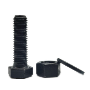 10.9级反牙外六角螺丝螺母平垫套装反丝反扣左牙左旋倒扣倒丝螺栓