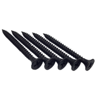 高强度干壁钉黑色磷化自攻丝1022A出口家用木工螺丝石膏板自攻钉
