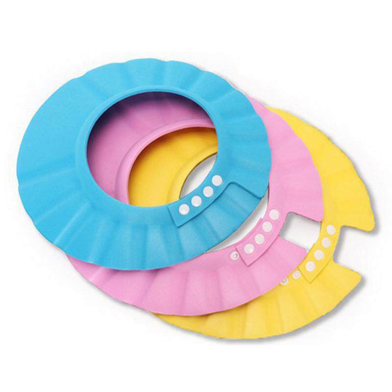 shampoo cap durable bath visor hat adjustable baby shower pr