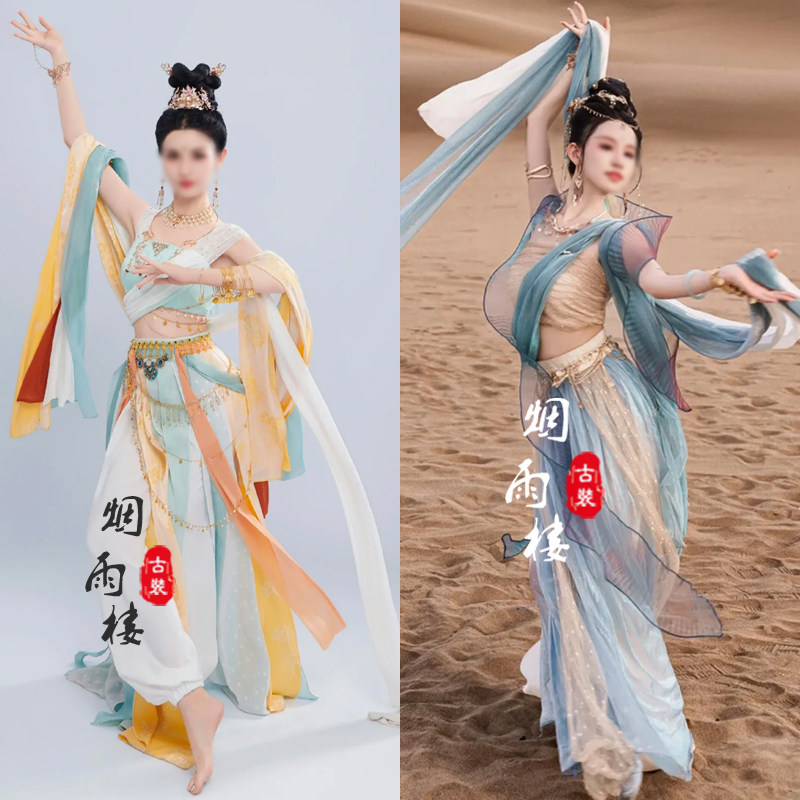 古装2023年沙漠西域风情敦煌飞天图片