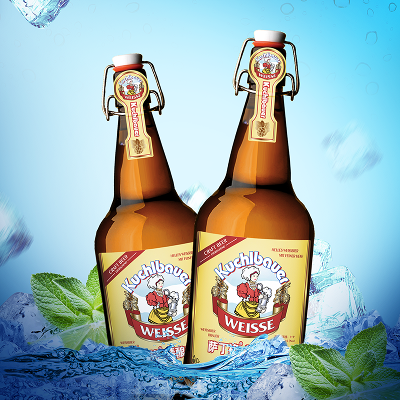 萨丁格精酿啤酒1升所有场景山东