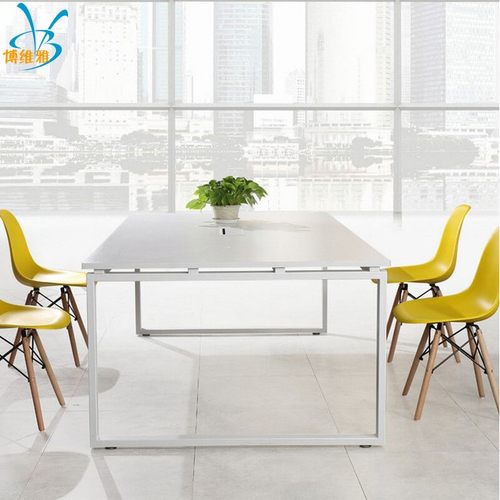 桌子会议桌长桌简约现代长条桌会议室桌椅组合家具大型员工培训桌