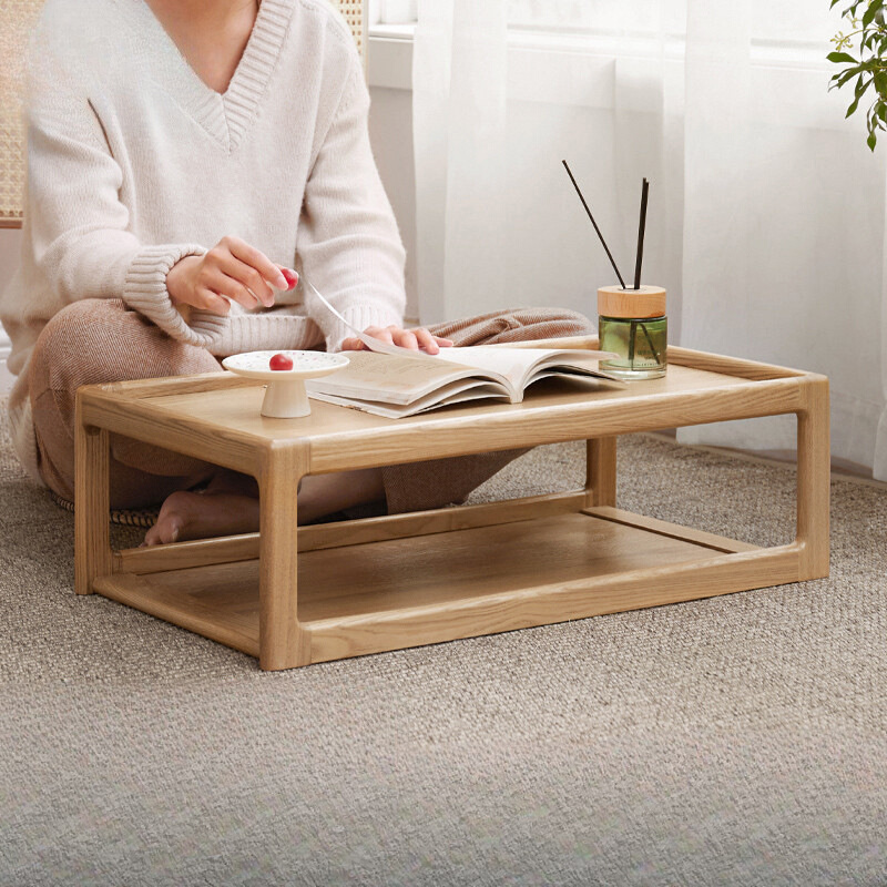 实木炕几水曲柳茶几罗汉床茶桌榻榻米飘窗桌茶台客厅休闲家具