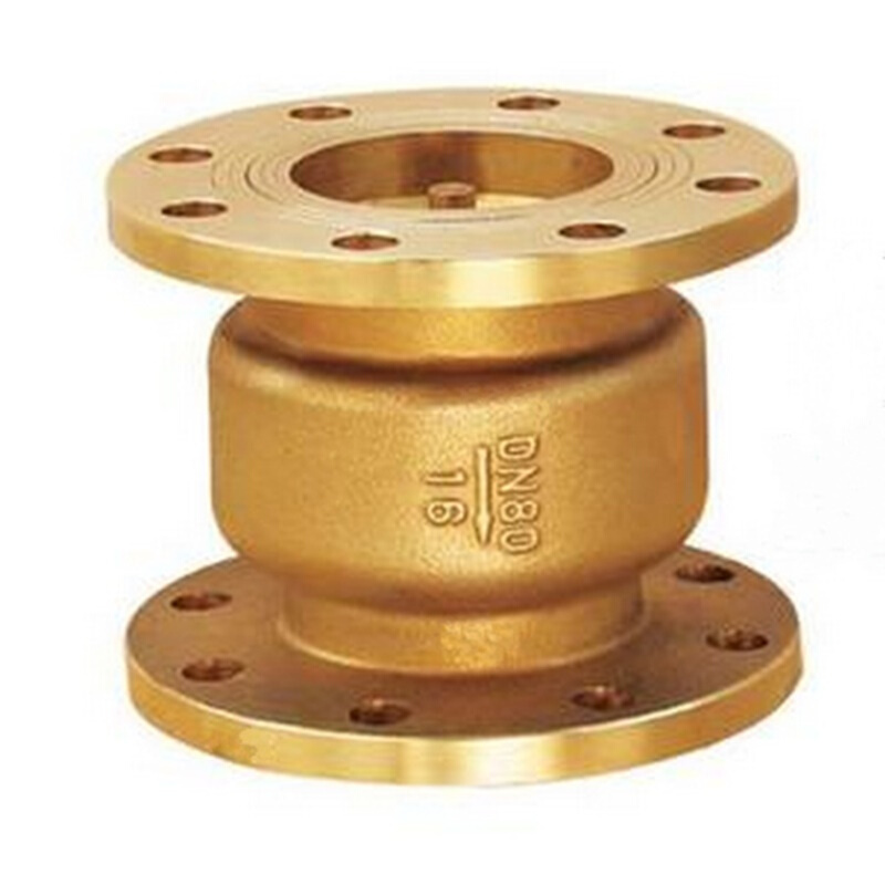HC42T（B）-16T黄铜消声止回阀 法兰止回阀 不锈钢止回阀DN80 3寸