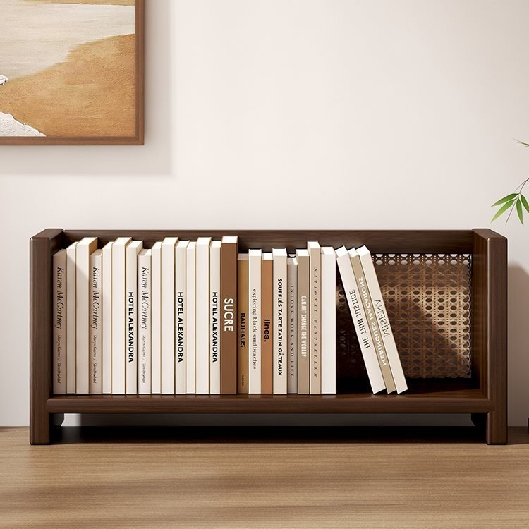 批发实木桌面书架多层置物架立式办公桌上的收纳整理小型简易储物