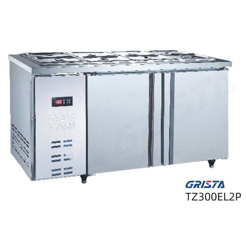 星星E款冷藏保鲜韩式工作台不锈钢三文治柜商用冰柜冰箱餐厅酒店