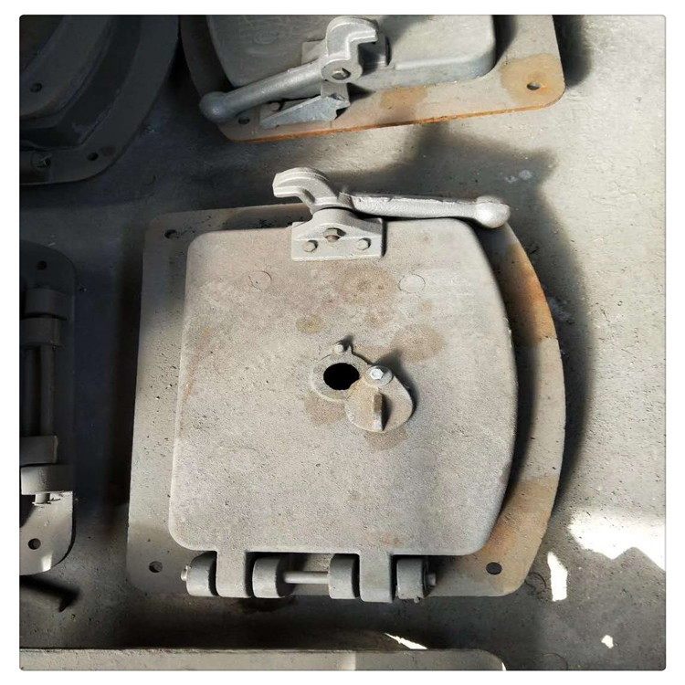 锅炉炉门厂家 锅炉厂配件 正压炉门 现货 看火们