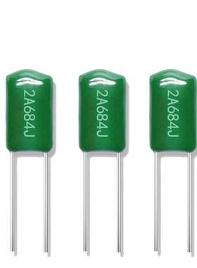绿色环保 涤纶电容2A684J 0.68UF 聚酯膜 100V684J 现货