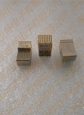 ERNI214443PCB连接器2mm弯角式母型40pin数据传输率2 Gbit/s