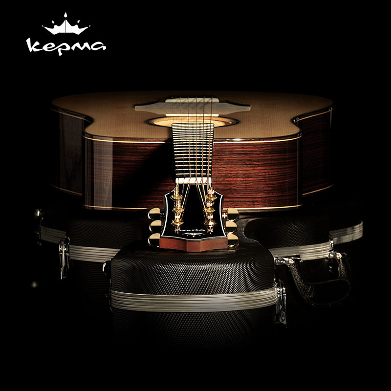 卡马kepma单板民谣木吉他41寸F1单板琴G1指弹初学者男女学生吉它