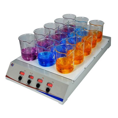 15位加热磁力搅拌器HSHA-15D 化学品磁力搅拌机Stirrer Hotplate