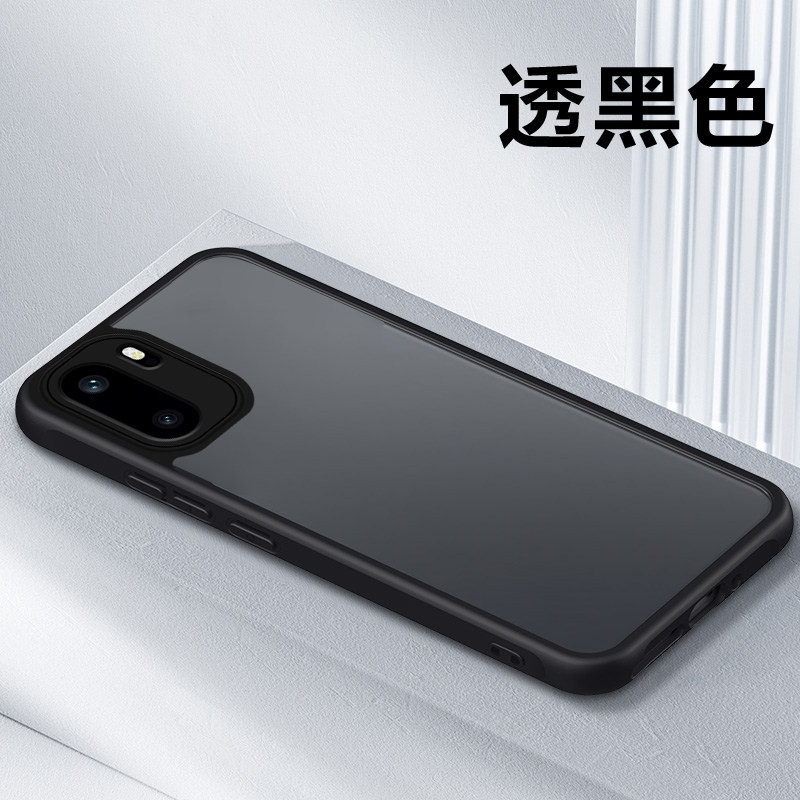 适用于一加ace5手机壳一加15全包软边ace6t防摔保护套圆形支架ace5pro手机套1+13简约亲肤保护壳磨砂半透时尚