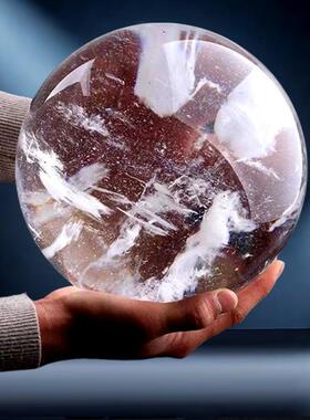 正品白色水晶球室摆玄件透明圆形球客厅关卧入户店门铺开业乔迁新