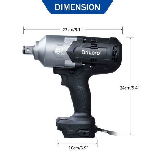 High Torqueh 1300N.m Brushless Electric Impact Wrench 3/4-in