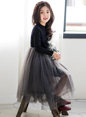 HT118女童秋冬装2020女孩连衣裙加绒加厚 韩版童装女公主裙网厂家