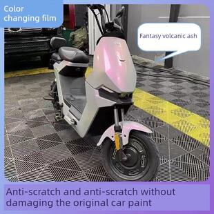 电动车贴纸全车身大面积适用于雅迪小刀爱玛贴纸改装贴黑色贴厂家