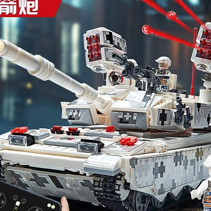 2025年新款乐99A坦克模型军事积木高难度拼装玩具男孩6到12岁厂家
