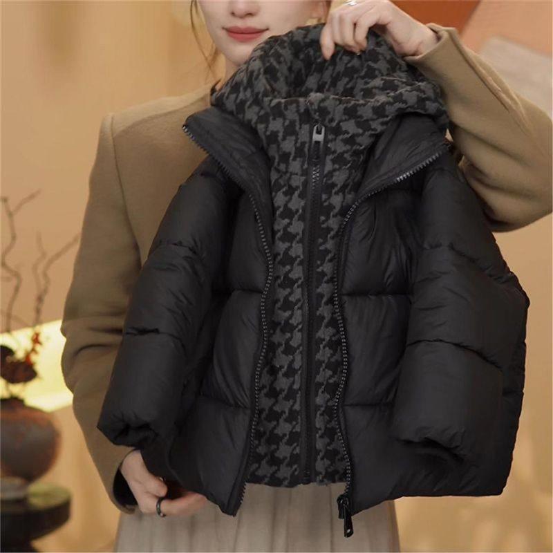 女童棉服冬季2025新款加厚羽绒棉衣男童PU保暖外套假两件厂家
