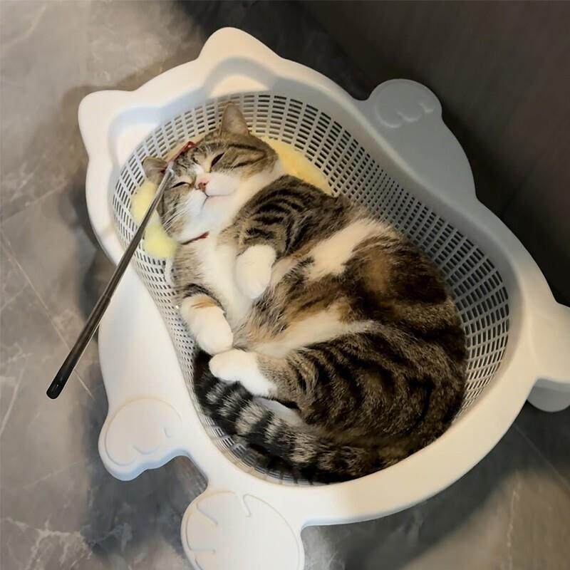 菜篮子猫窝夏季透气凉爽降温猫床加厚PP舒适耐抓垫子可水洗宠厂家