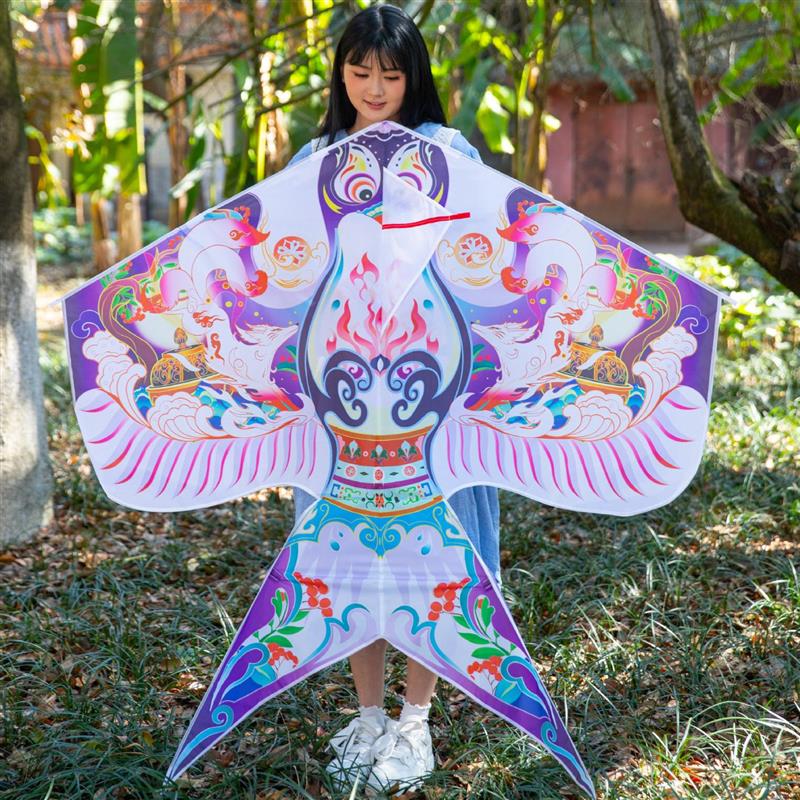 风筝2026新款儿童微风易飞大人专用轮盘沙燕金鱼潍坊风筝国潮厂家