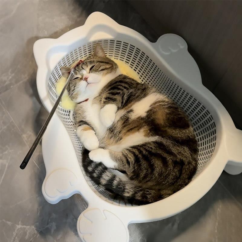 菜篮子猫窝夏季透气凉爽降温猫床加厚PP舒适耐抓垫子可水洗宠厂家