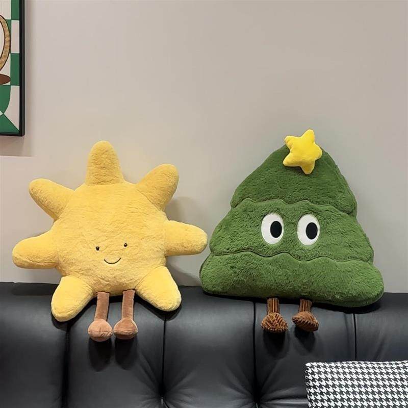 卡通飘窗榻榻米靠垫沙发客厅装饰新款圣诞树抱枕圣诞节摆件厂家,模玩/动漫/周边/娃圈三坑/桌游,动漫毛绒/抱枕/坐垫,淘宝优惠券,粉丝福利购,淘宝优惠卷