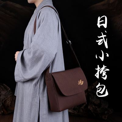 尚远莲花僧包大容量手提袋朝山包居士袋出家僧人男女帆布收纳挎包
