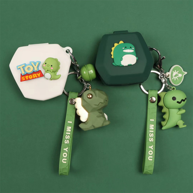 适用漫步者HECATE GX04无线蓝牙耳机保护套可爱卡通恐龙GT4软外壳