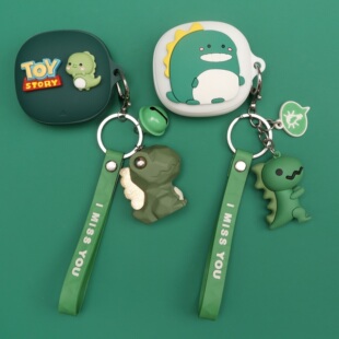 适用Soundcore/声阔降噪舱3代Air蓝牙耳机保护套可爱情侣卡通Liberty Buds/Liberty4pro/Liberty5一体式软壳