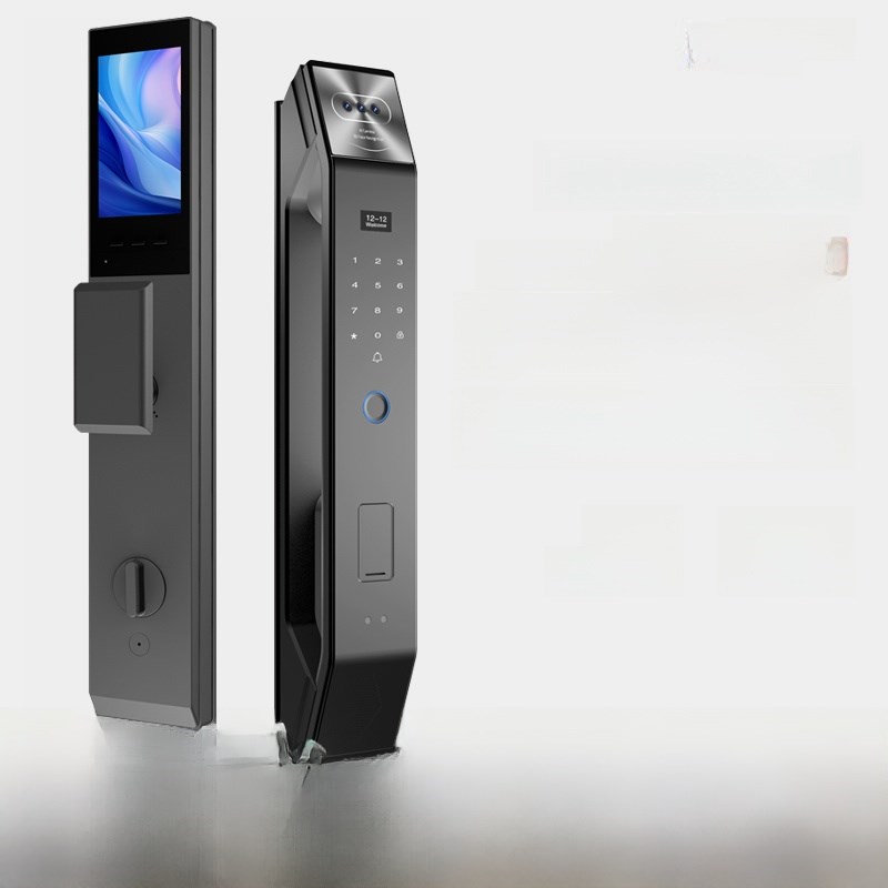 米系指纹锁E30智能门锁家用防盗门密码锁人脸识别电子门.锁 米系